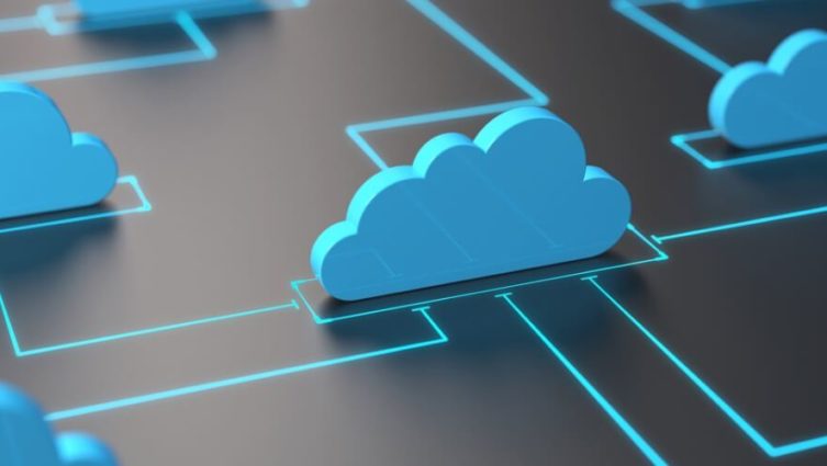 Imagem conceito sobre a computação em nuvem