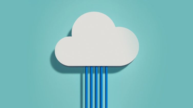 Imagem conceito de uma conexão com a computação em nuvem