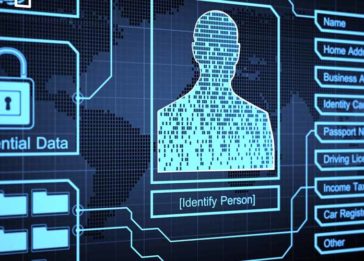 Imagem faz referência aos dados confidenciais de uma pessoa e a importância de sua segurança para atender leis de proteção de Dados como a LGPD